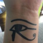 photo of eye tattoo Horus 22.01.2019 №529 - drawing tattoo god Horus Eye - tattoovalue.net