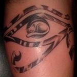photo of eye tattoo Horus 22.01.2019 №542 - drawing tattoo god Horus Eye - tattoovalue.net