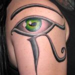 photo of eye tattoo Horus 22.01.2019 №543 - drawing tattoo god Horus Eye - tattoovalue.net