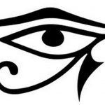 photo of eye tattoo Horus 22.01.2019 №548 - drawing tattoo god Horus Eye - tattoovalue.net