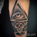 photo of eye tattoo Horus 22.01.2019 №551 - drawing tattoo god Horus Eye - tattoovalue.net