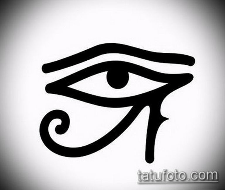 photo of eye tattoo Horus 22.01.2019 №553 - drawing tattoo god Horus Eye - tattoovalue.net