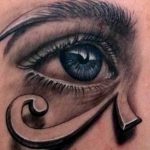 photo of eye tattoo Horus 22.01.2019 №557 - drawing tattoo god Horus Eye - tattoovalue.net