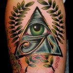 photo of eye tattoo Horus 22.01.2019 №567 - drawing tattoo god Horus Eye - tattoovalue.net