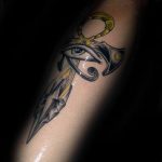 photo of eye tattoo Horus 22.01.2019 №568 - drawing tattoo god Horus Eye - tattoovalue.net