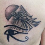 photo of eye tattoo Horus 22.01.2019 №569 - drawing tattoo god Horus Eye - tattoovalue.net