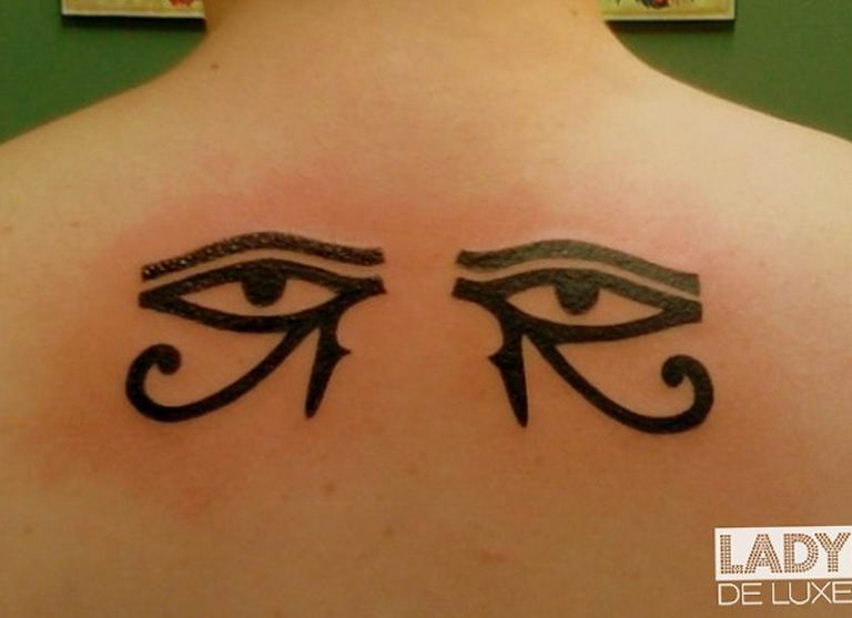 photo of eye tattoo Horus 22.01.2019 №571 - drawing tattoo god Horus Eye - tattoovalue.net