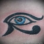 photo of eye tattoo Horus 22.01.2019 №572 - drawing tattoo god Horus Eye - tattoovalue.net