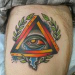 photo of eye tattoo Horus 22.01.2019 №576 - drawing tattoo god Horus Eye - tattoovalue.net