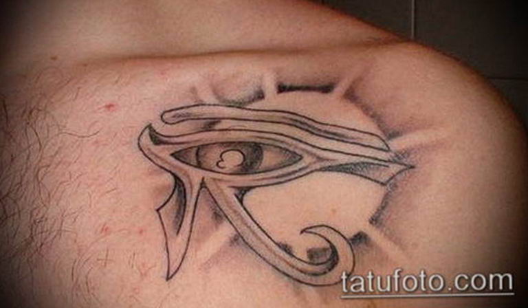 photo of eye tattoo Horus 22.01.2019 №578 - drawing tattoo god Horus Eye - tattoovalue.net