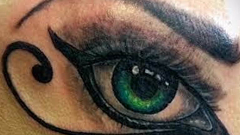 photo of eye tattoo Horus 22.01.2019 №579 - drawing tattoo god Horus Eye - tattoovalue.net