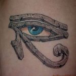 photo of eye tattoo Horus 22.01.2019 №584 - drawing tattoo god Horus Eye - tattoovalue.net