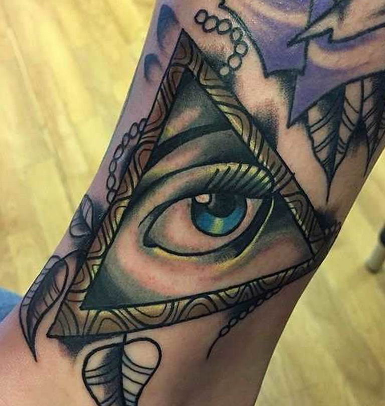 photo of eye tattoo Horus 22.01.2019 №590 - drawing tattoo god Horus Eye - tattoovalue.net