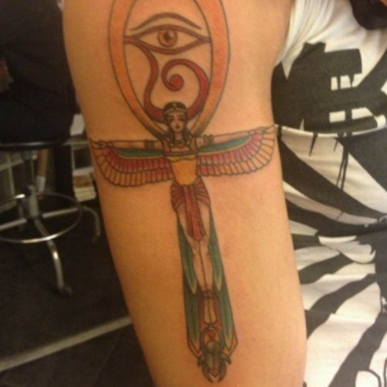 photo of eye tattoo Horus 22.01.2019 №594 - drawing tattoo god Horus Eye - tattoovalue.net