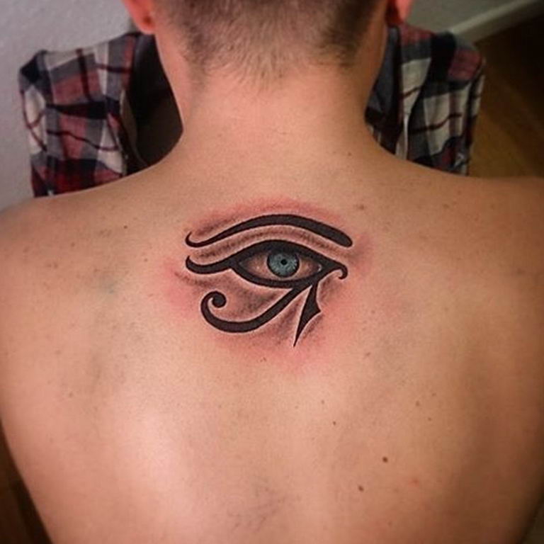 photo of eye tattoo Horus 22.01.2019 №597 - drawing tattoo god Horus Eye - tattoovalue.net