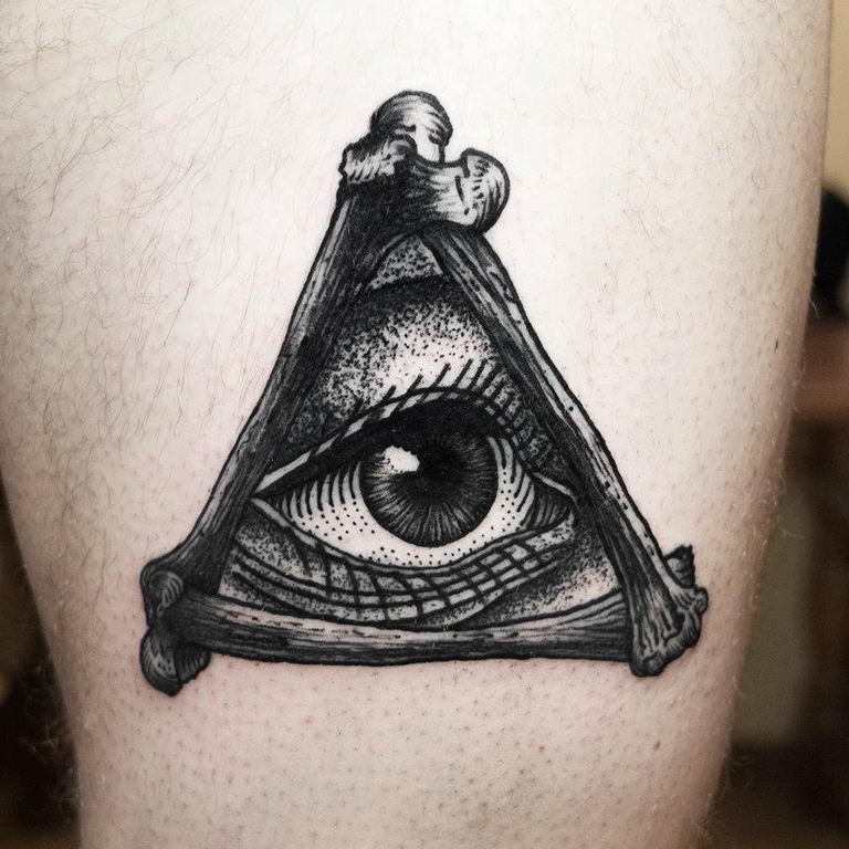 photo of eye tattoo Horus 22.01.2019 №601 - drawing tattoo god Horus Eye - tattoovalue.net