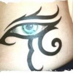 photo of eye tattoo Horus 22.01.2019 №602 - drawing tattoo god Horus Eye - tattoovalue.net