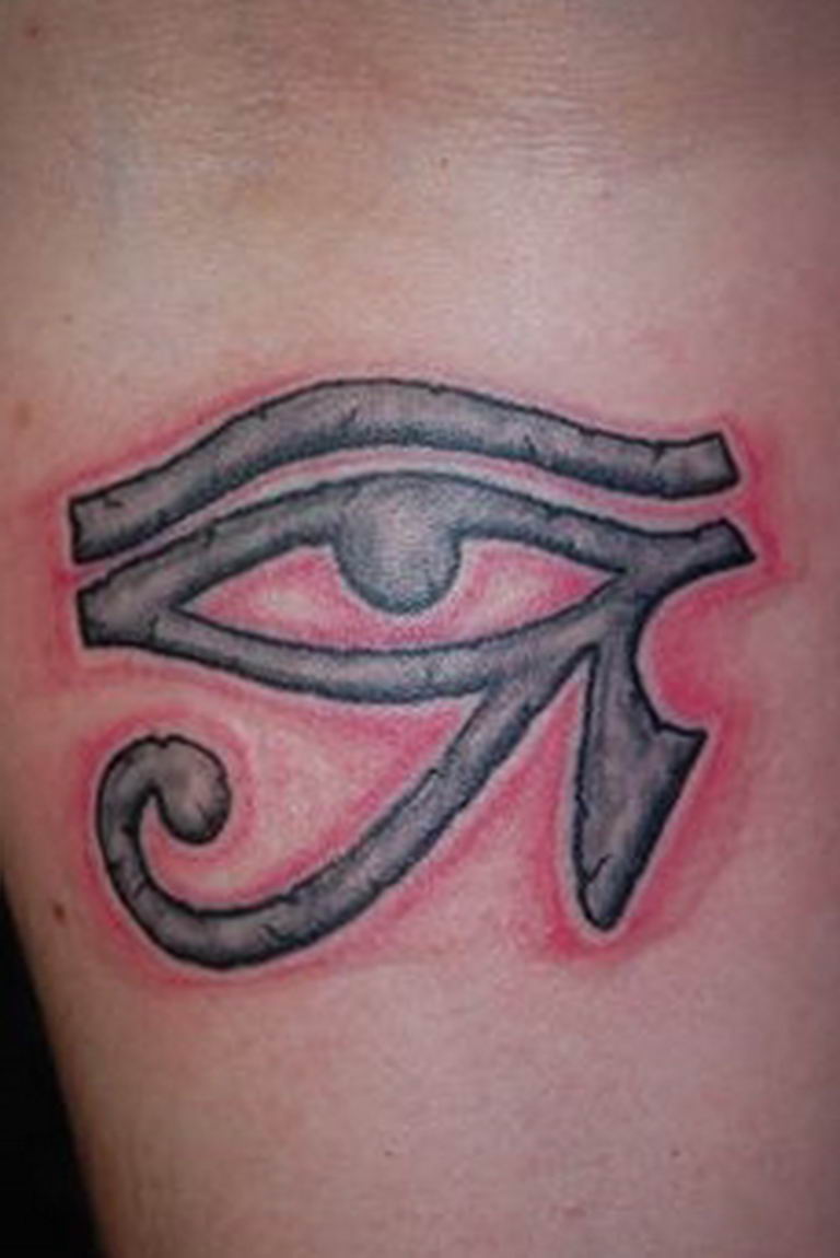 photo of eye tattoo Horus 22.01.2019 №603 - drawing tattoo god Horus Eye - tattoovalue.net
