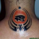 photo of eye tattoo Horus 22.01.2019 №614 - drawing tattoo god Horus Eye - tattoovalue.net