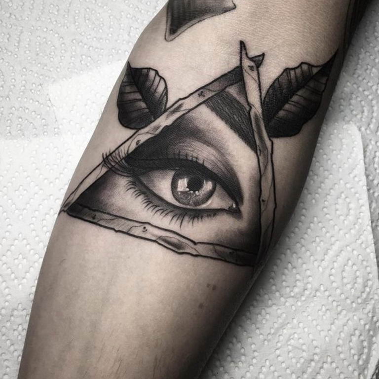 photo of eye tattoo Horus 22.01.2019 №619 - drawing tattoo god Horus Eye - tattoovalue.net