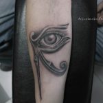 photo of eye tattoo Horus 22.01.2019 №633 - drawing tattoo god Horus Eye - tattoovalue.net