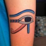 photo of eye tattoo Horus 22.01.2019 №636 - drawing tattoo god Horus Eye - tattoovalue.net