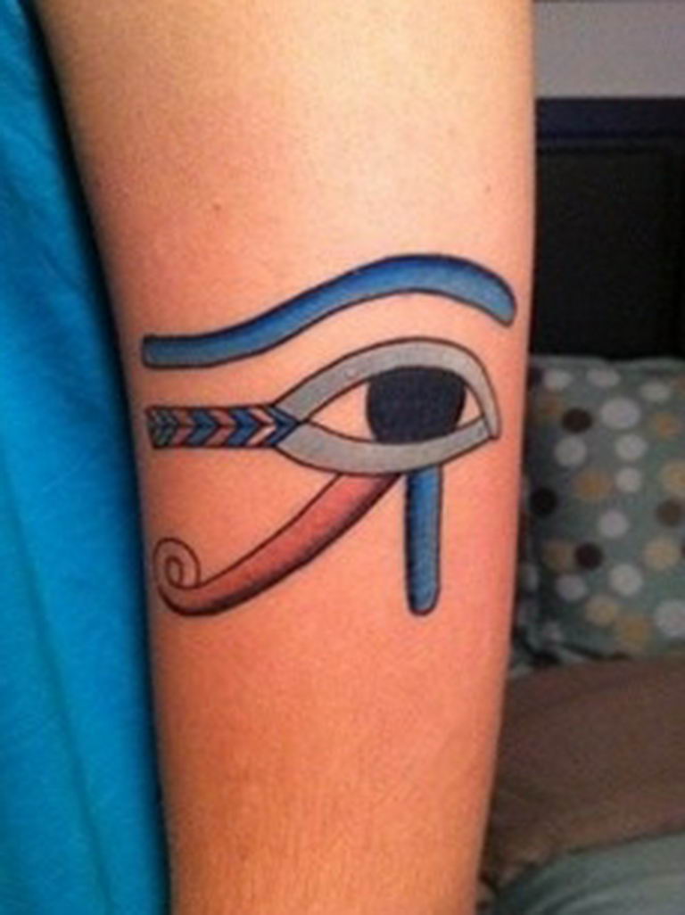 photo of eye tattoo Horus 22.01.2019 №636 - drawing tattoo god Horus Eye - tattoovalue.net