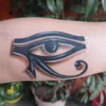 photo of eye tattoo Horus 22.01.2019 №637 - drawing tattoo god Horus Eye - tattoovalue.net