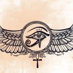 photo of eye tattoo Horus 22.01.2019 №640 - drawing tattoo god Horus Eye - tattoovalue.net