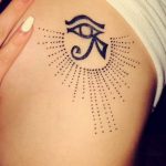 photo of eye tattoo Horus 22.01.2019 №645 - drawing tattoo god Horus Eye - tattoovalue.net