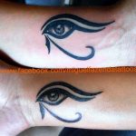 photo of eye tattoo Horus 22.01.2019 №648 - drawing tattoo god Horus Eye - tattoovalue.net