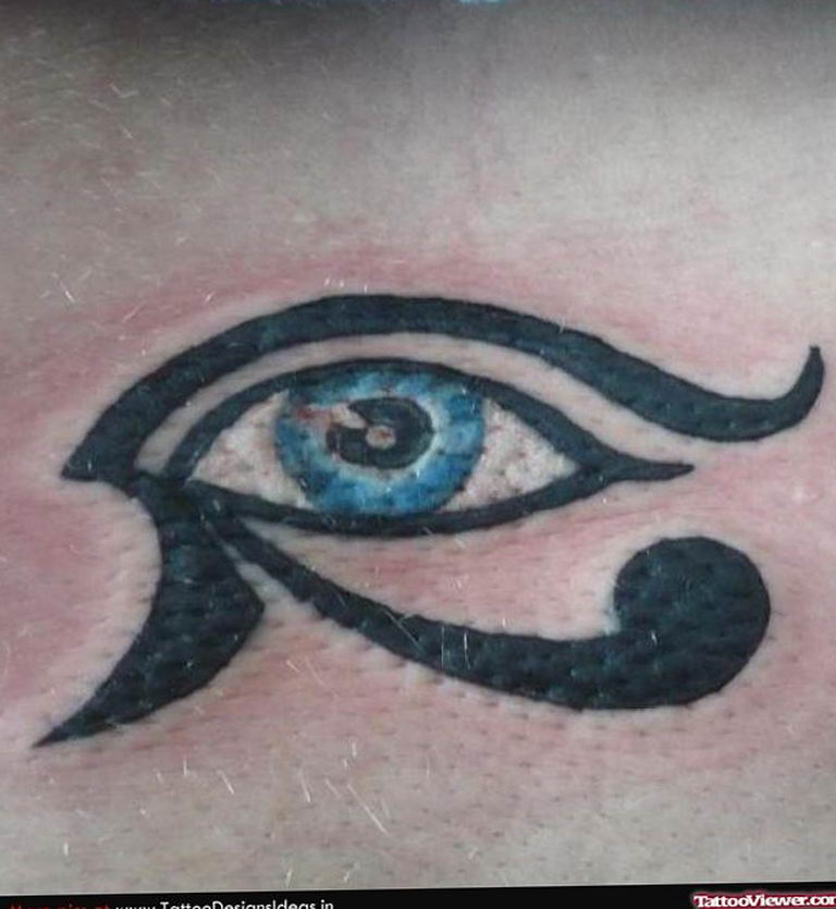 photo of eye tattoo Horus 22.01.2019 №657 - drawing tattoo god Horus Eye - tattoovalue.net