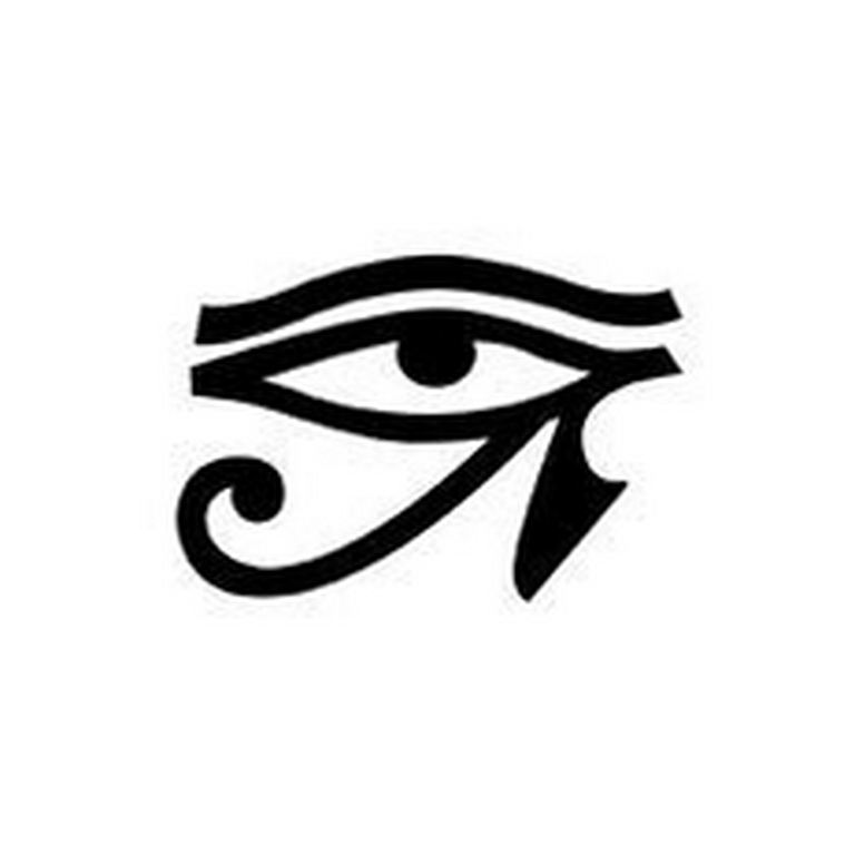 photo of eye tattoo Horus 22.01.2019 №668 - drawing tattoo god Horus Eye - tattoovalue.net