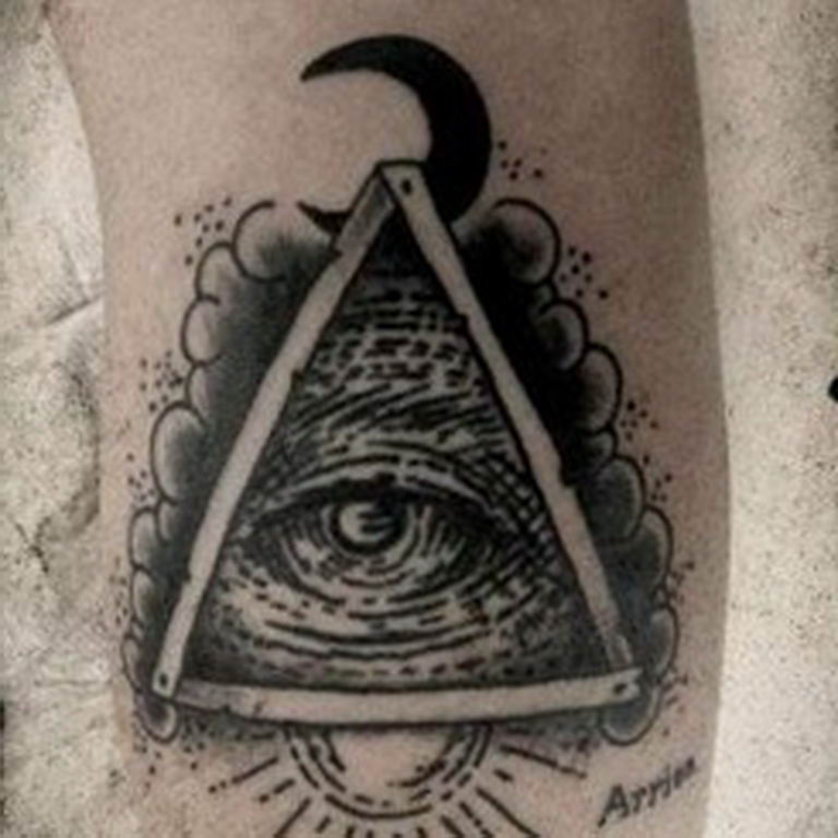 photo of eye tattoo Horus 22.01.2019 №671 - drawing tattoo god Horus Eye - tattoovalue.net