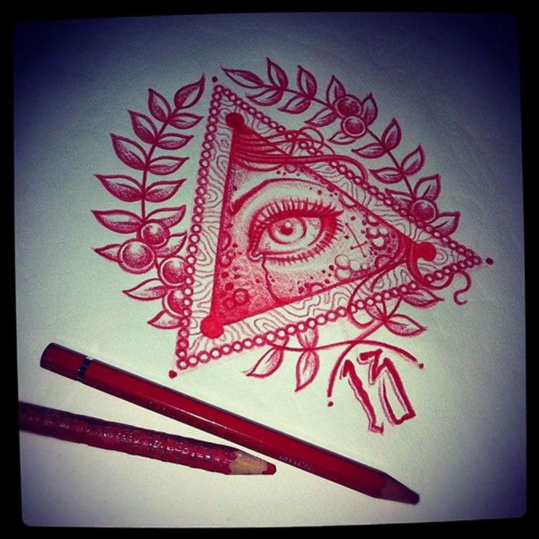 photo of eye tattoo Horus 22.01.2019 №672 - drawing tattoo god Horus Eye - tattoovalue.net