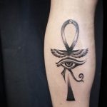 photo of eye tattoo Horus 22.01.2019 №673 - drawing tattoo god Horus Eye - tattoovalue.net