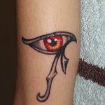 photo of eye tattoo Horus 22.01.2019 №680 - drawing tattoo god Horus Eye - tattoovalue.net