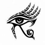 photo of eye tattoo Horus 22.01.2019 №687 - drawing tattoo god Horus Eye - tattoovalue.net