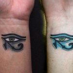 photo of eye tattoo Horus 22.01.2019 №690 - drawing tattoo god Horus Eye - tattoovalue.net