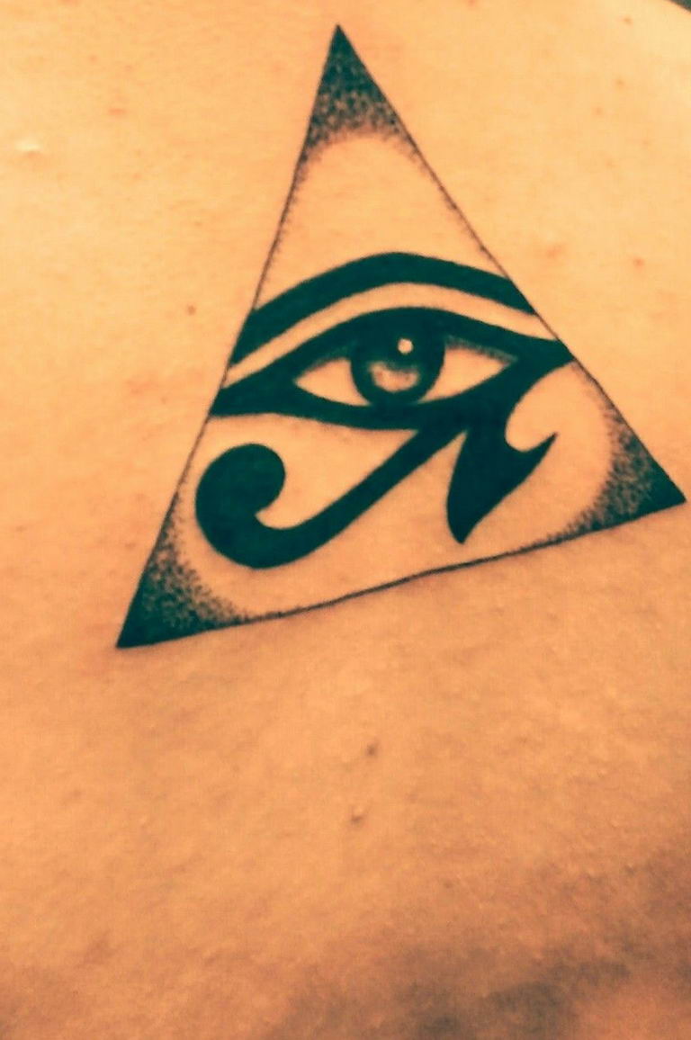 photo of eye tattoo Horus 22.01.2019 №692 - drawing tattoo god Horus Eye - tattoovalue.net
