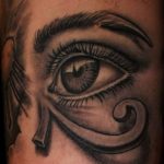 photo of eye tattoo Horus 22.01.2019 №694 - drawing tattoo god Horus Eye - tattoovalue.net
