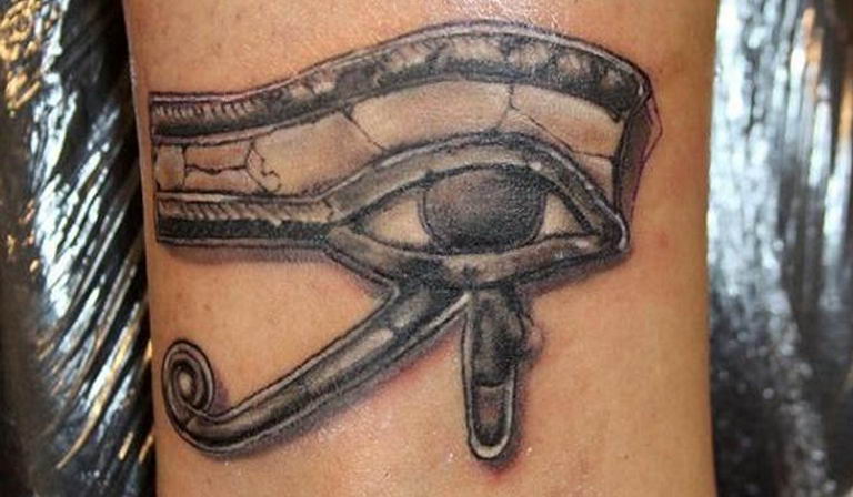 photo of eye tattoo Horus 22.01.2019 №698 - drawing tattoo god Horus Eye - tattoovalue.net