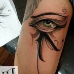 photo of eye tattoo Horus 22.01.2019 №701 - drawing tattoo god Horus Eye - tattoovalue.net