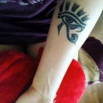 photo of eye tattoo Horus 22.01.2019 №705 - drawing tattoo god Horus Eye - tattoovalue.net