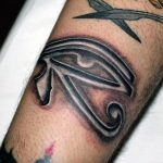 photo of eye tattoo Horus 22.01.2019 №709 - drawing tattoo god Horus Eye - tattoovalue.net