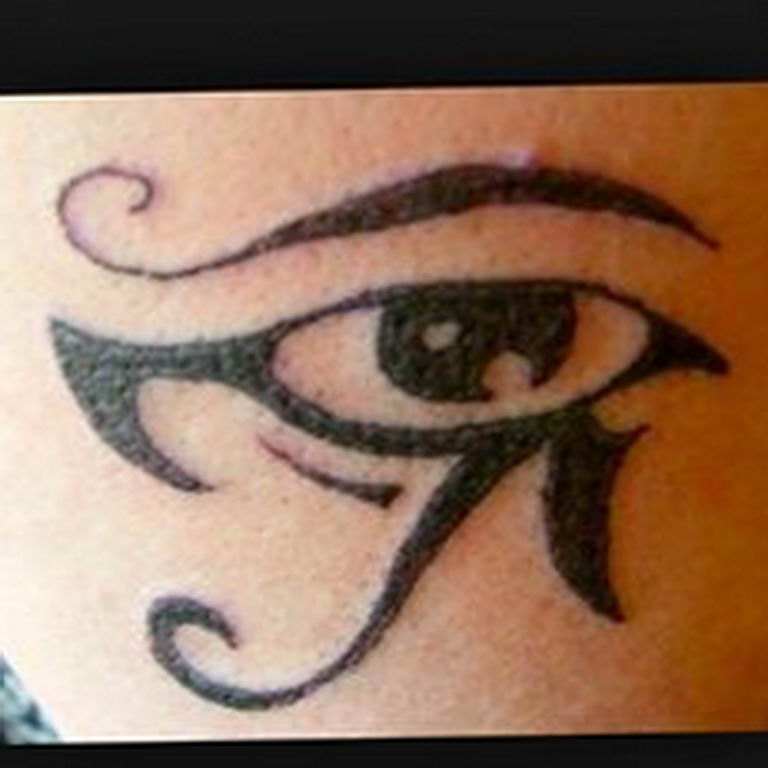 photo of eye tattoo Horus 22.01.2019 №710 - drawing tattoo god Horus Eye - tattoovalue.net