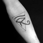 photo of eye tattoo Horus 22.01.2019 №711 - drawing tattoo god Horus Eye - tattoovalue.net