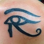 photo of eye tattoo Horus 22.01.2019 №714 - drawing tattoo god Horus Eye - tattoovalue.net