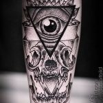 photo of eye tattoo Horus 22.01.2019 №715 - drawing tattoo god Horus Eye - tattoovalue.net