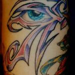 photo of eye tattoo Horus 22.01.2019 №723 - drawing tattoo god Horus Eye - tattoovalue.net